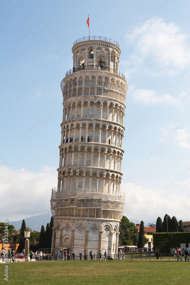 Italy, Pisa. Leaning Tower in the Campo dei Miracoli