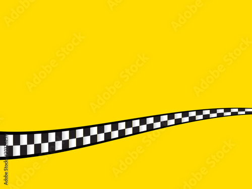 Yellow Cab Vector Background - Taxi Hintergrund