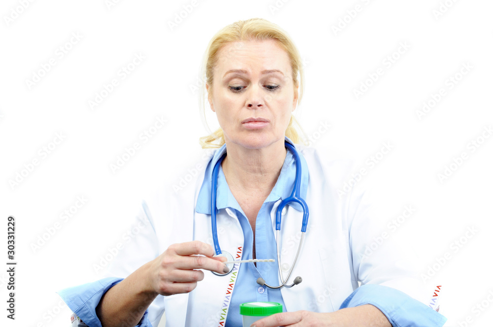 Urologin bei der Arbeit