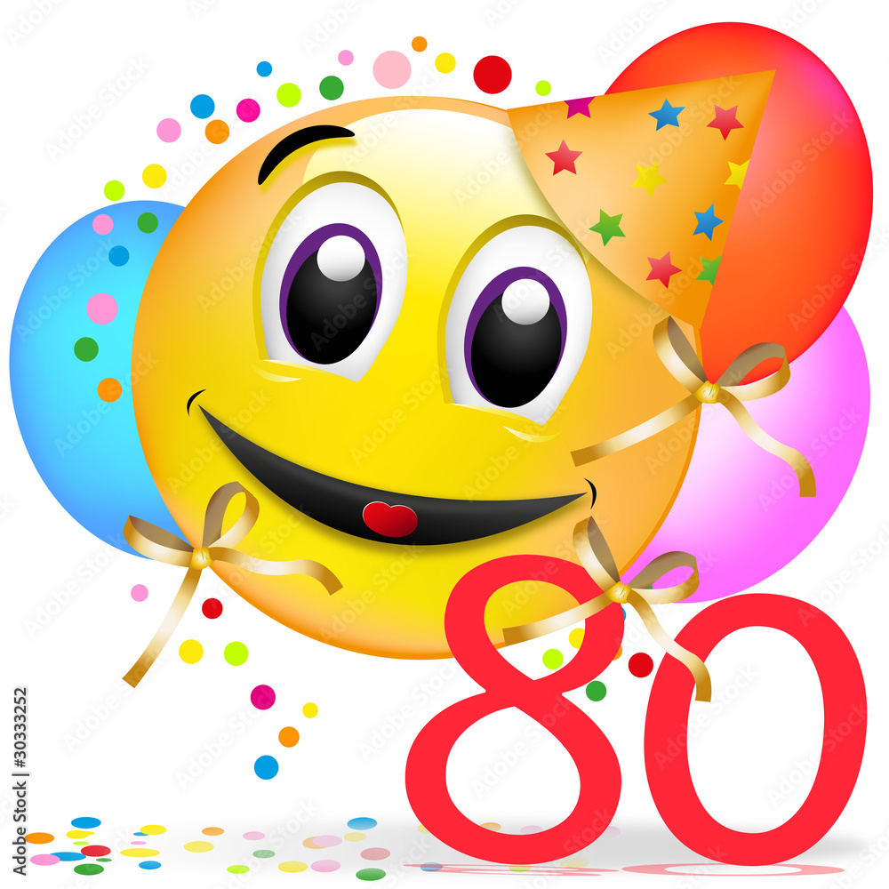 mein achtzigster geburtstag Adobe Stock