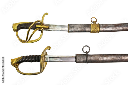 deux épées du moyen Âges