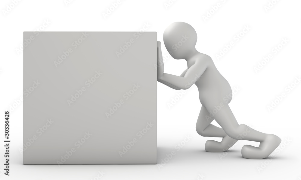 Empujando caja Empujando caja