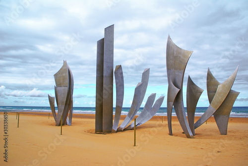 Sculpture d'Omaha-beach photo