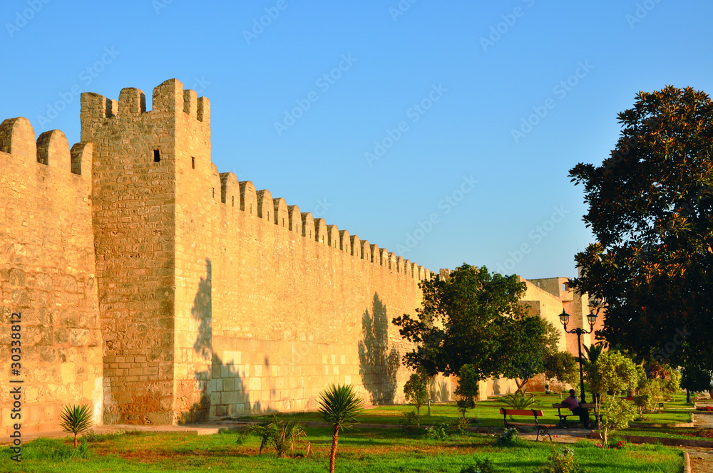 Wall of the Medina of Sousse, Tunisia