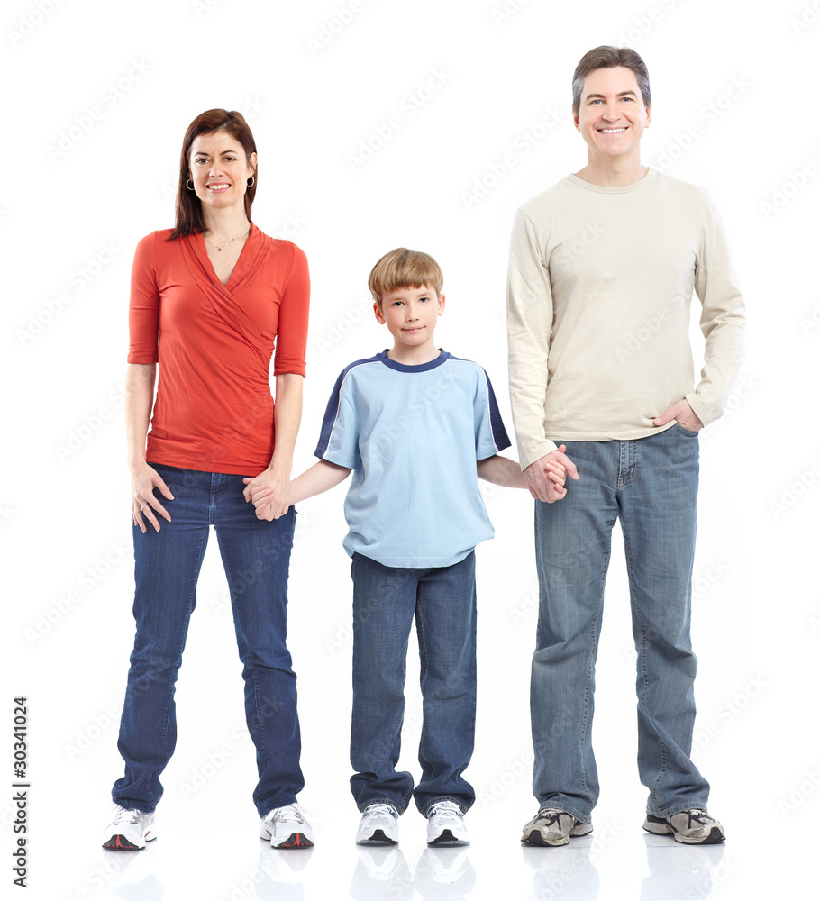 Happy family. Happy family.
