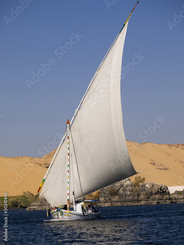 Felucca on River Nile Egypt