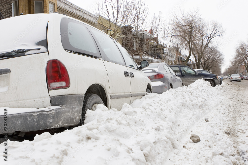 Winter Parking in Montreal