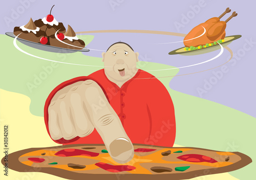 Hungry glutton