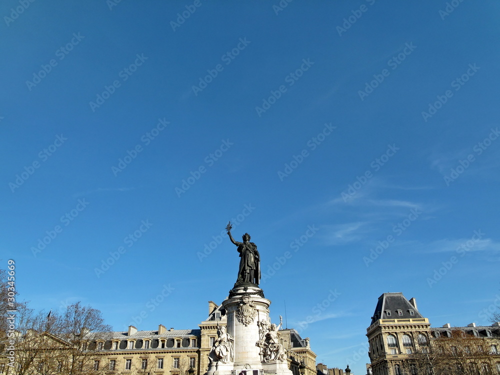 Place de la République, Paris.