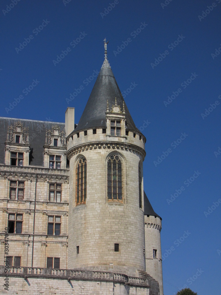 Fototapeta premium Château de La Rochefoucauld ; Charente, Limousin, Périgord