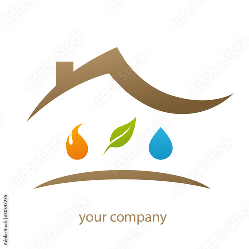 logo entreprise, énergie, habitat