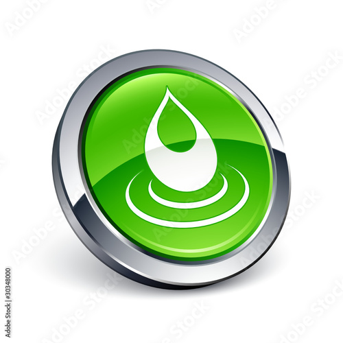 icône bouton internet goutte eau