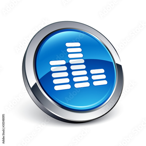 icône bouton internet equalizer musique