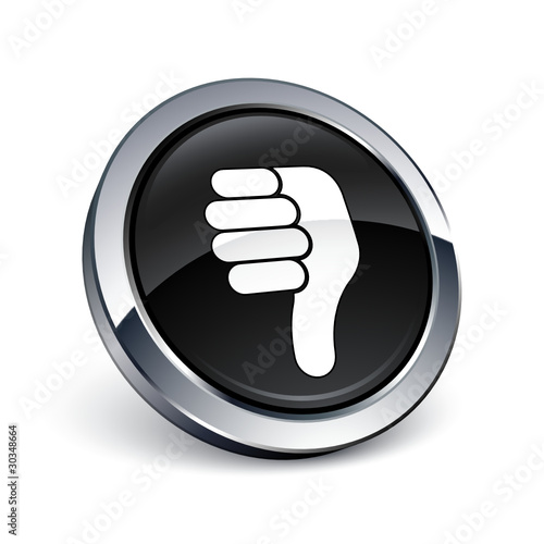 icône bouton internet pouce bas