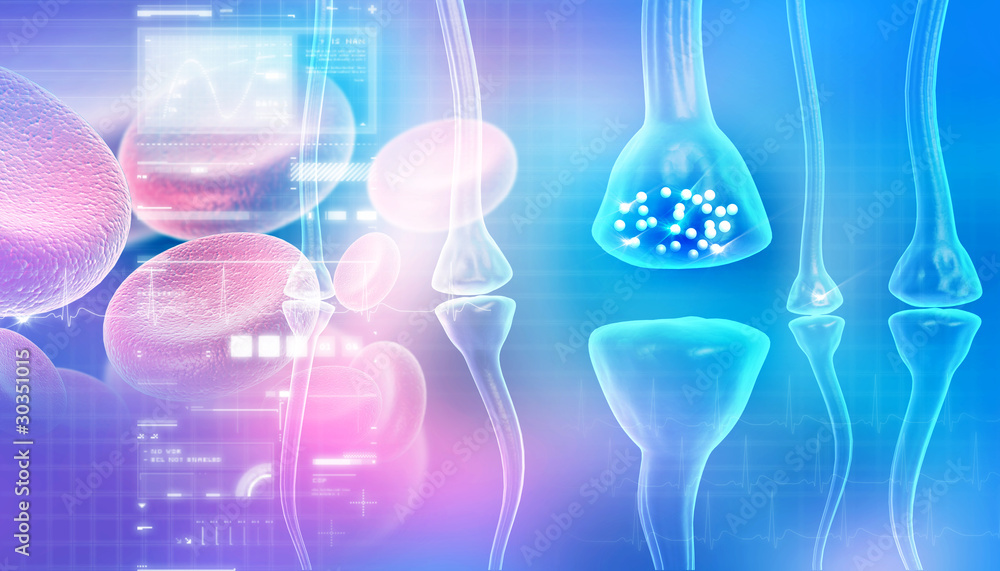 active receptor in abstract background active receptor in abstract background