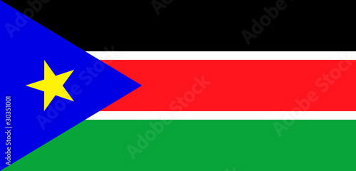 Flag of Republic of South Sudan