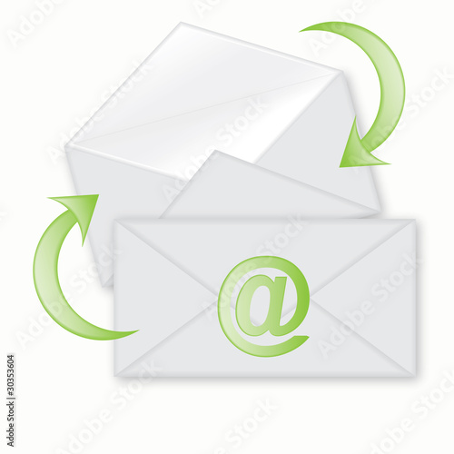 e-mail icon with envelope