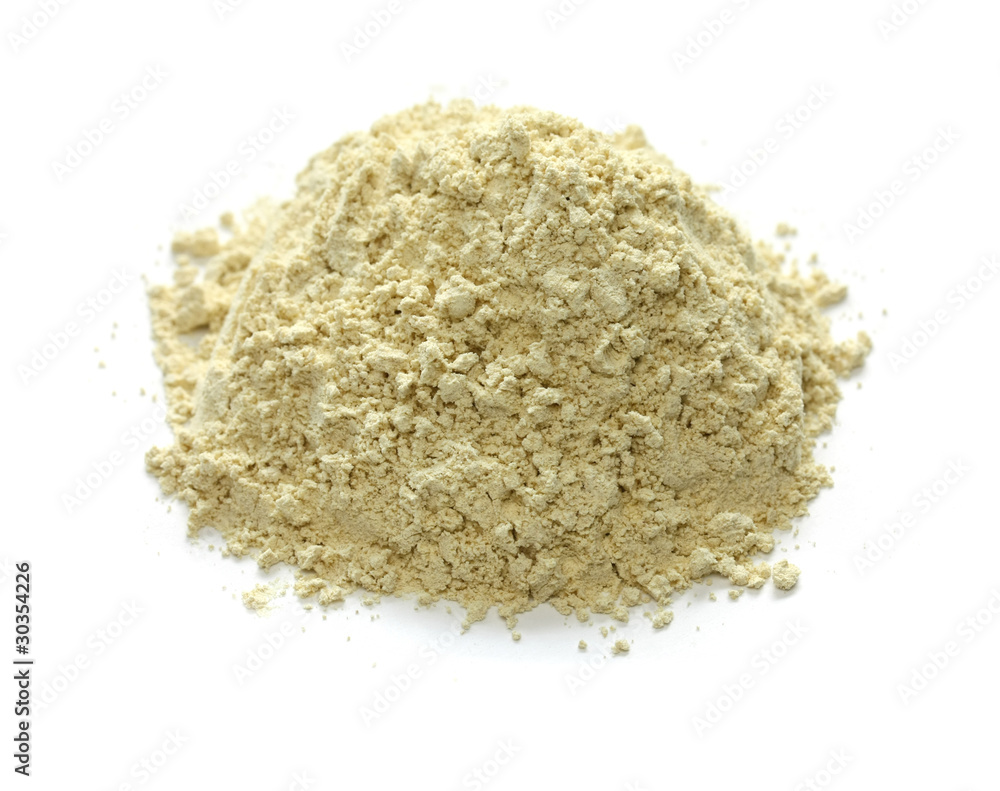 fenugreek powder , indian spice Stock Photo | Adobe Stock
