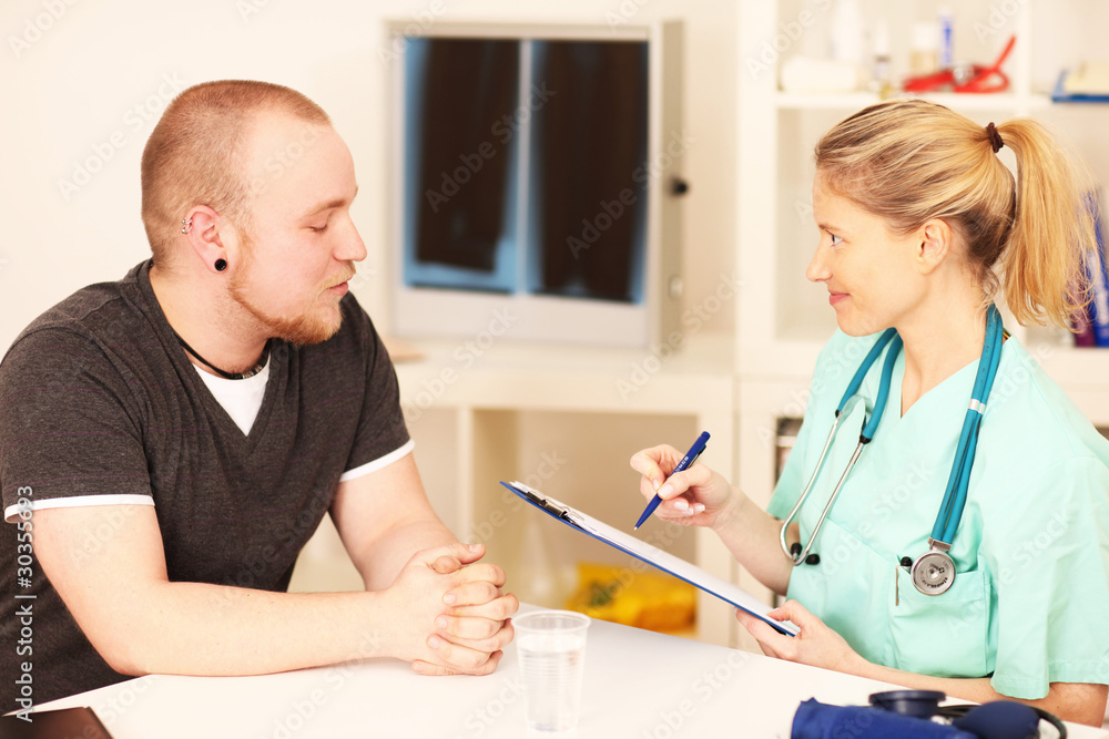 Obraz premium Untersuchung