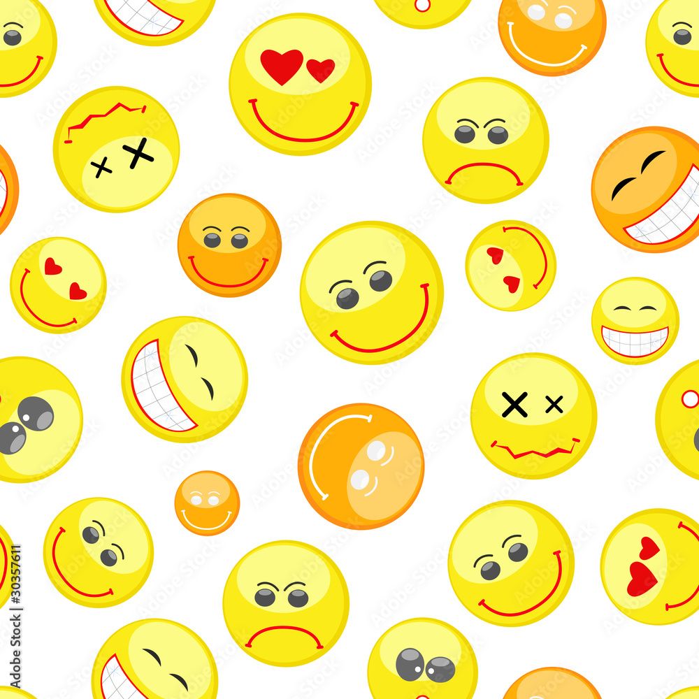 colorful smiles seamless pattern colorful smiles seamless pattern