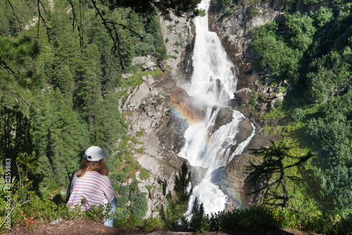 Cascate Ruitor - Ruitor waterfalls, Aosta valley, Italy photo