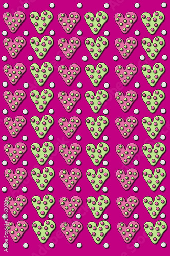 Wallpaper Mural 3D Free Hand Hearts Torontodigital.ca