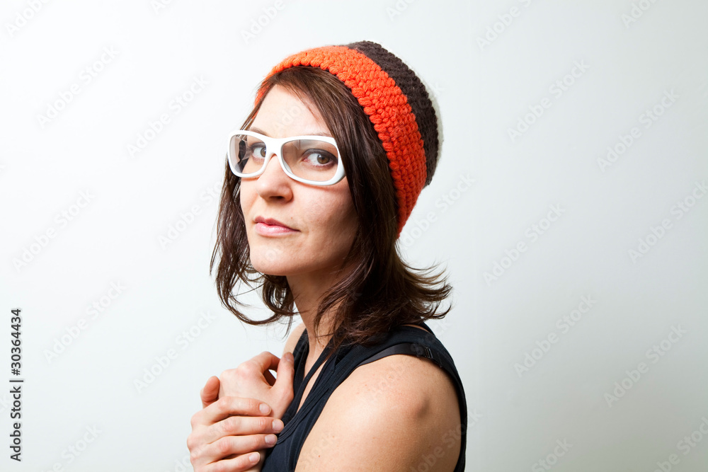Portrait of a trendy woman Portrait of a trendy woman
