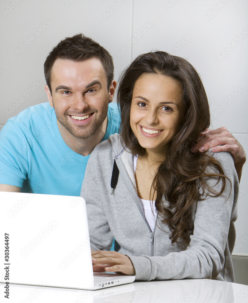 Smiling young couple Smiling young couple