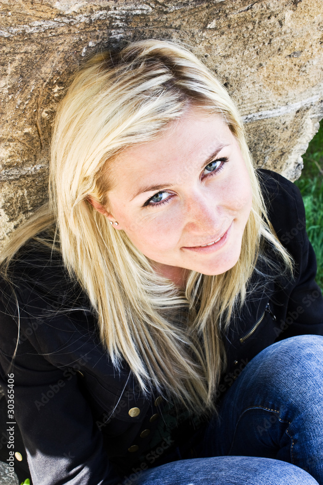Smiling woman Smiling woman