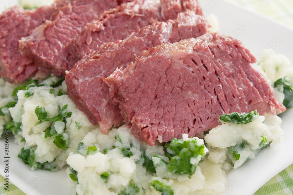 Colcannon and Corned Beef