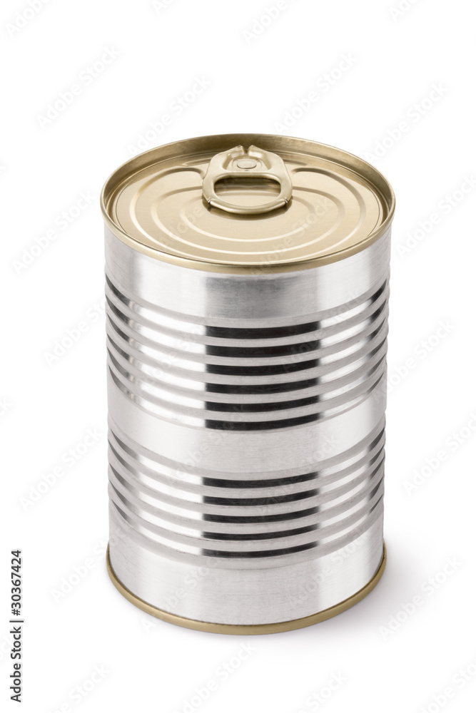 Steel can with key Steel can with key