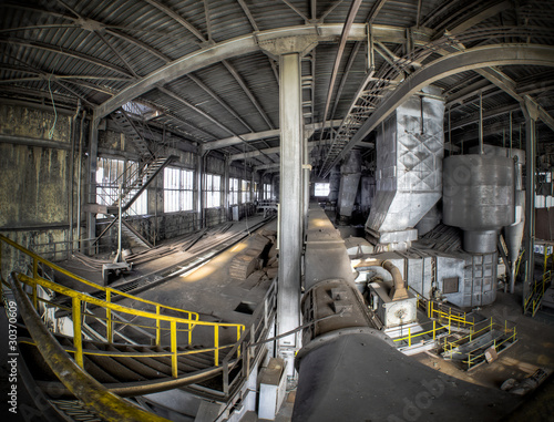 Wallpaper Mural An overview of this factory hall at an abandoned factory. The da Torontodigital.ca