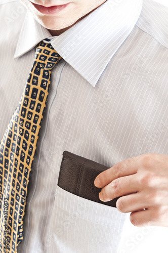 Business man wallet