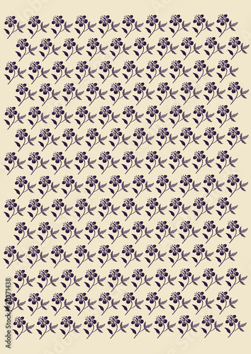 Thai fabric  flower alone