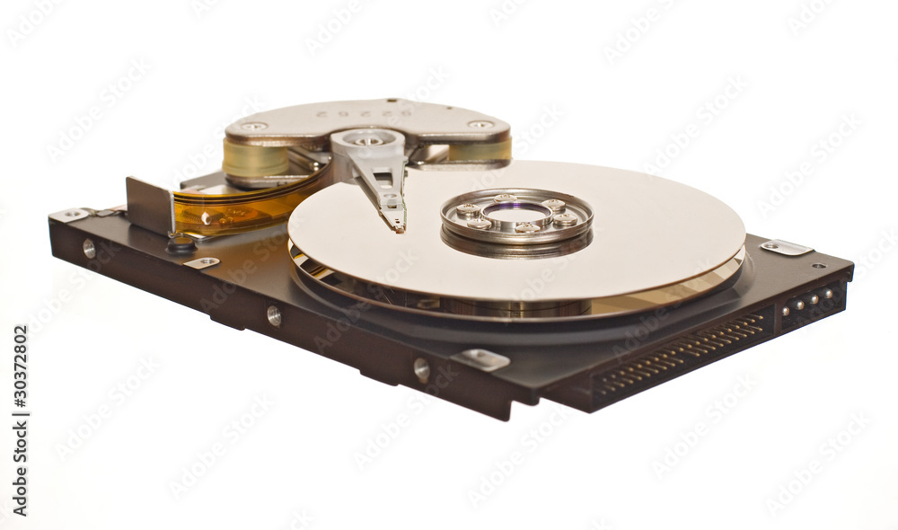 Hard disk drive isolated on the white background Hard disk drive isolated on the white background
