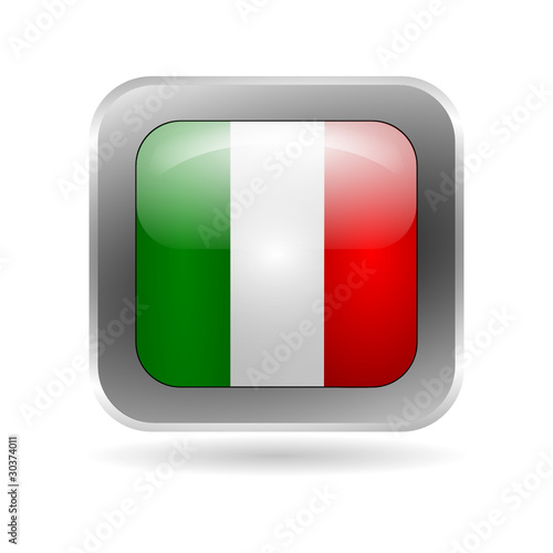 Free Download Icona con bandiera italiana - GFXLoad