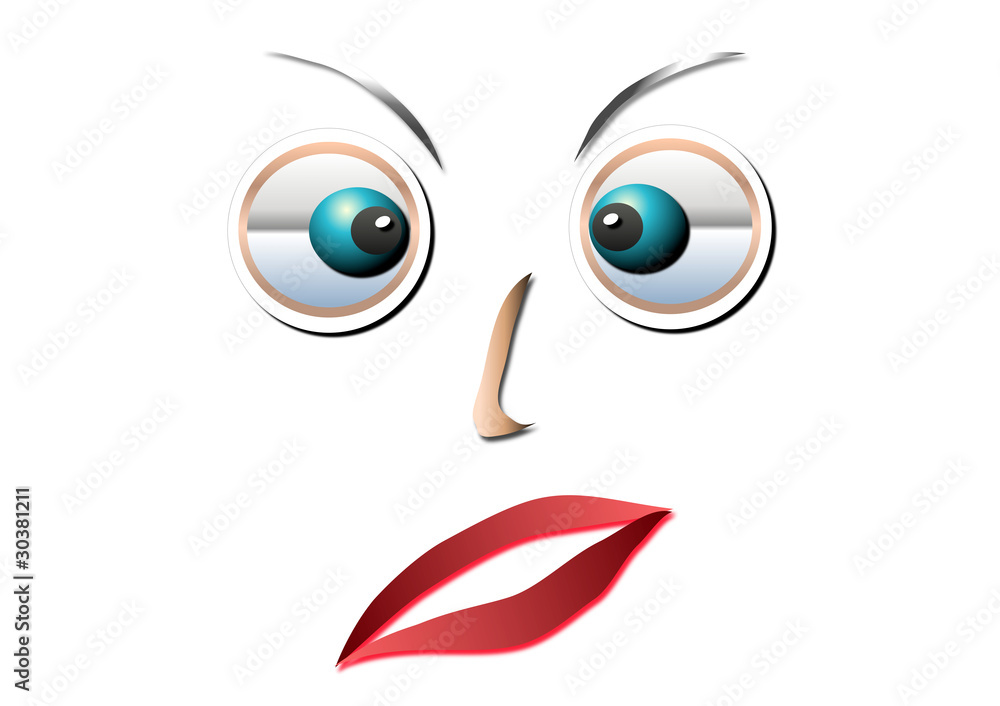 visage grimaces visage grimaces