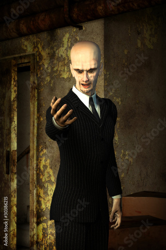 Quadro em tela horror man freak fantasy