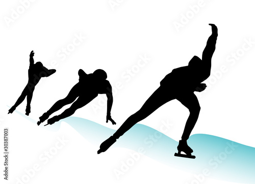 ice skate vector