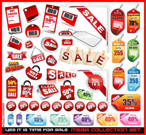Sale Tags Mega Collection Set
