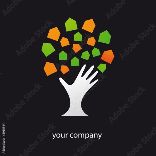 logo entreprise, habitat