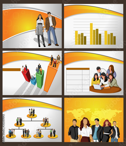Business Template. Vector illustration.