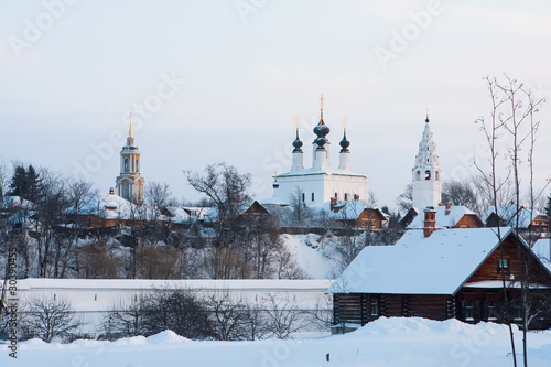 View of the Ancient Churches. Suzdal.
