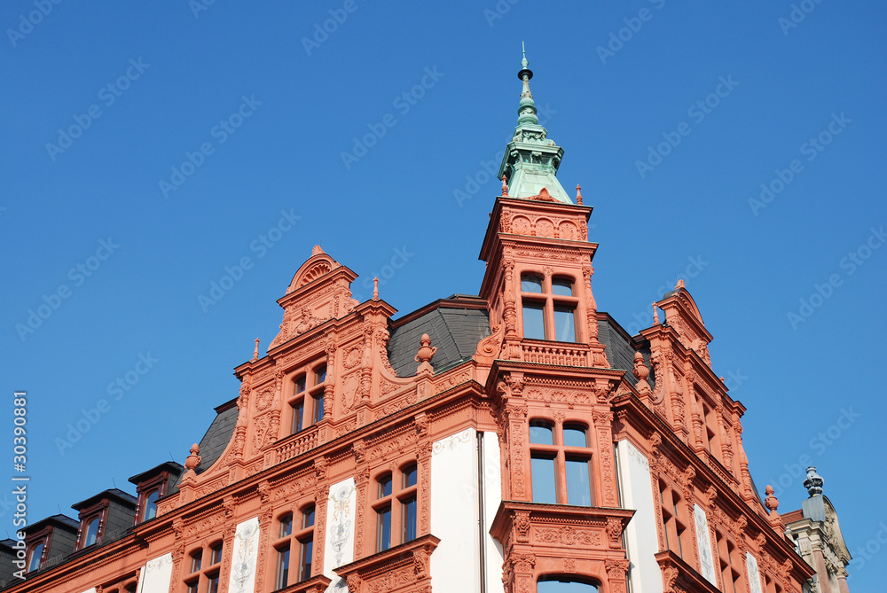 Fototapeta premium repräsentatives Gründerzeithaus Leipzig
