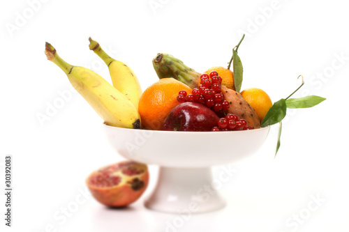 Fruits and vegetables, with shallow focus