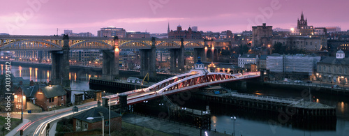 Fotografía Newcastle Gateshead Quayside Panorama