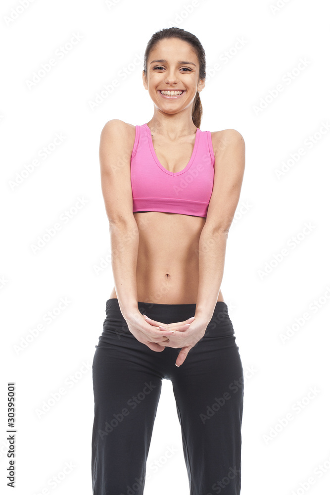 woman exercising