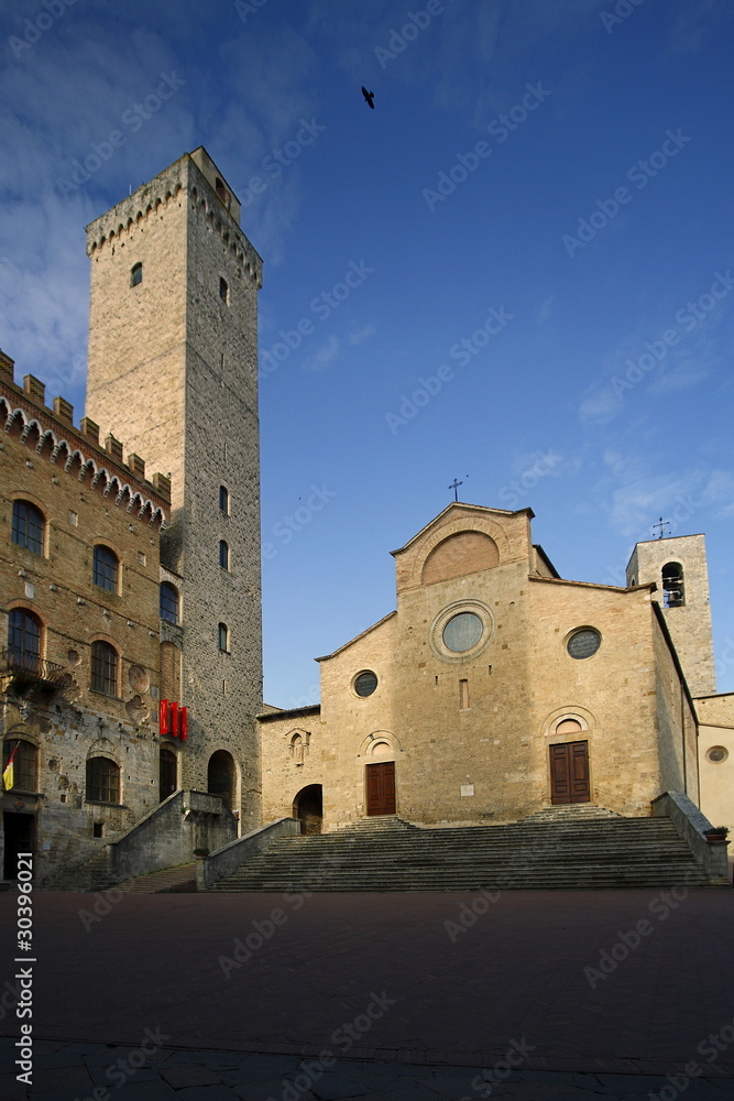 San Giminiano, il Duomo e Palazzo del Popolo