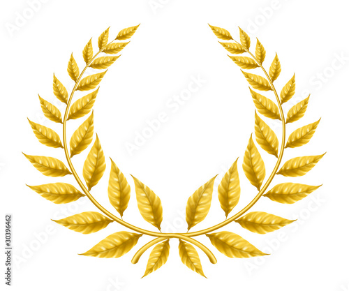 Golden wreath