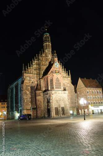 Frauenkirche at night - Nürnberg/Nuremberg, Germany